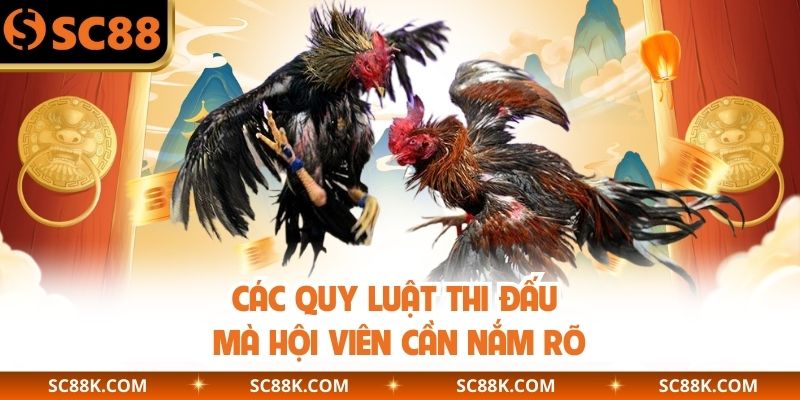Các quy luật thi đấu mà hội viên cần nắm rõ